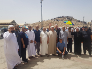  بالصور: معتمرو مدينة يافا يزورون الأماكن الاسلامية التاريخية في المدينة المنورة